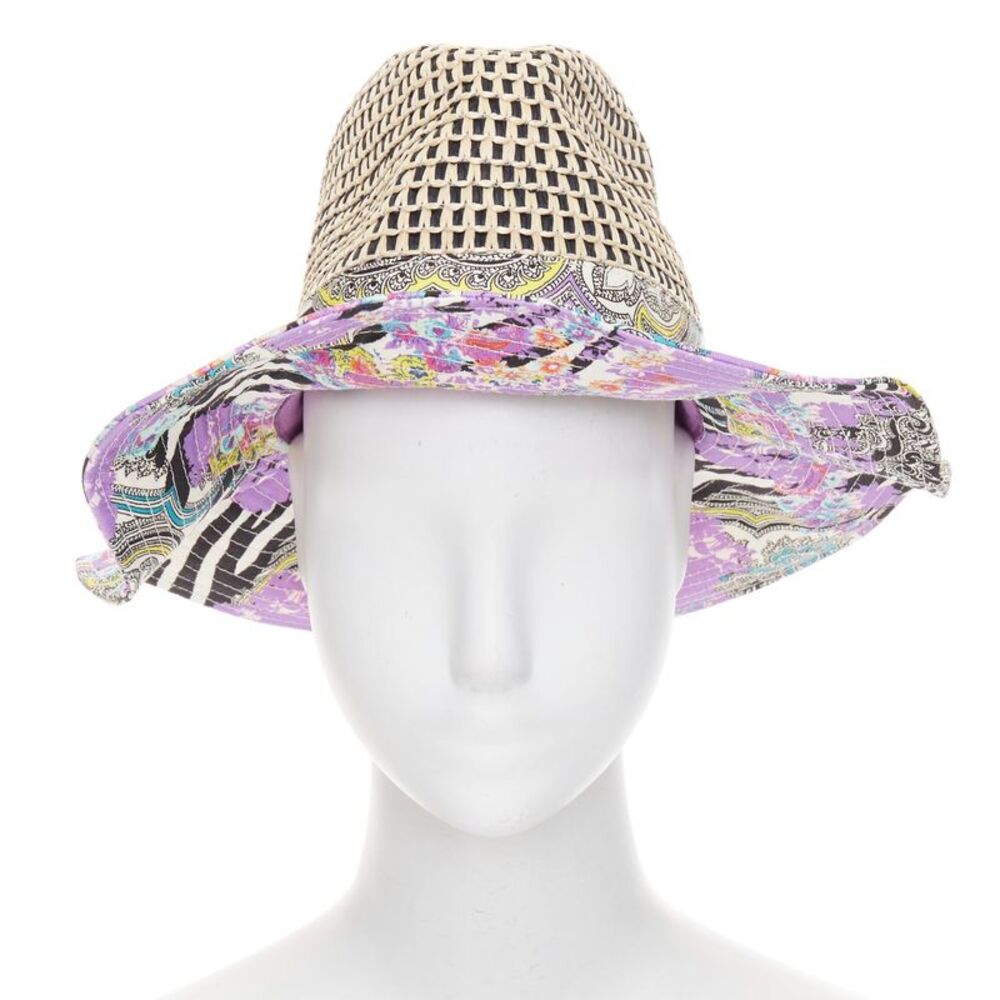Etro Cotton Blend Paisley Floppy Hat
